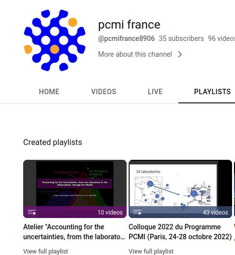 Lire la suite à propos de l’article Vidéos des présentations du colloque PCMI 2022